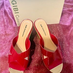 Red Women's Mules